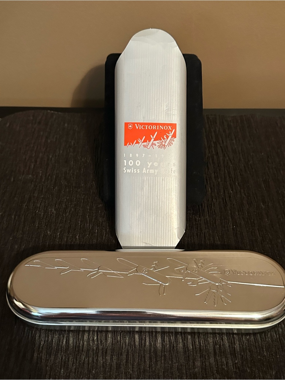Victorinox 100 Years Swiss Army Knife in Silver Tin Case